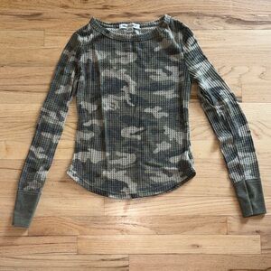 Wallflower Camouflage Long Sleeve Top